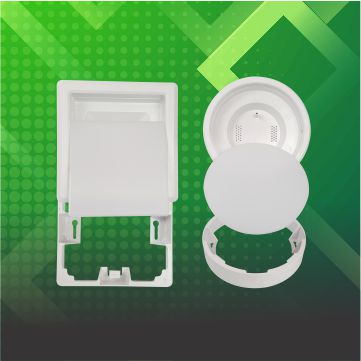 led surface panel light housing